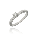 Fehér arany gyűrű 55-ös méret - M678/10-55